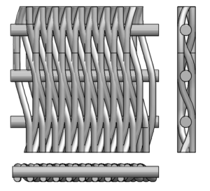斜纹反向荷兰编织选项 4